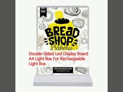 Dwustronna płyta LED A4 Light Box Do ładowalnej skrzynki świetlnej