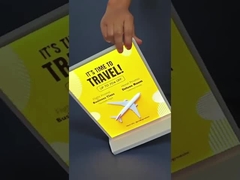 Bezprzewodowy wyświetlacz biurkowy z możliwością ładowania, dwustronna reklama świetlna