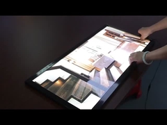 Czarny podświetlony Light Box Aluminium Wall Picture Led Poster Frame Display