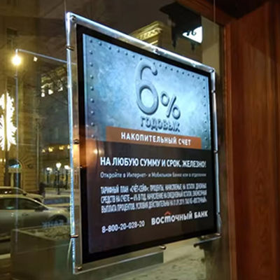 kupować Reklamy Crystal Light Box 240V Led Sign Board dla wyświetlaczy restauracyjnych produkcja online