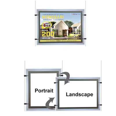 kupować Niestandardowe podświetlone światło Led Crystal Frame Ultra Slim Outdoor Advertising Light Box produkcja online