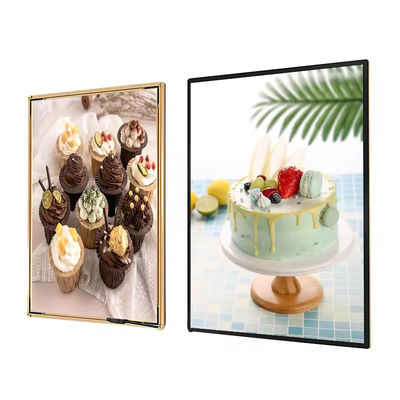 kupować Ultra Slim Reklamy Light Box Restauracja Sklep Tempered Glass Led Light Box produkcja online