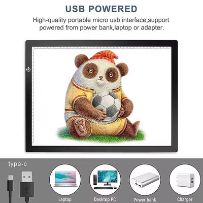 kupować A3 A4 A5 Led Tracing Light Pad Ultra Slim Light Tracer Light Box DC5V produkcja online