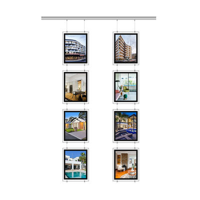 kupować Panel akrylowy Crystal Light Box 6W - 10W Wyświetlacz okna nieruchomości 5000Lux Jasność produkcja online