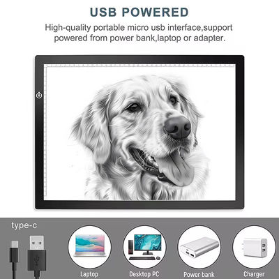 kupować Przenośna deska rysunkowa USB Power LED Tracing Light Box produkcja online