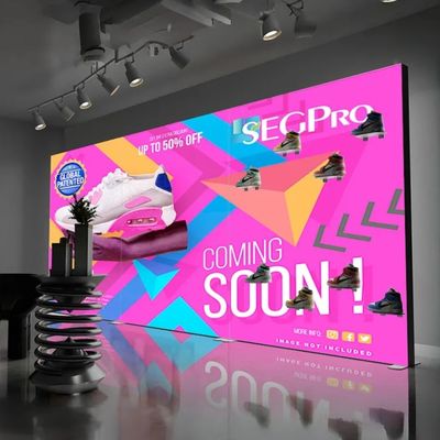 kupować Oświetlony wyświetlacz Led Tkanina Light Box Reklama Aluminiowy Profil Ramka Lightbox produkcja online