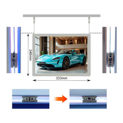 kupować Wywieszający A4 Light Box Menu Nieruchomości Wyświetlacz Slim LED Oświetlony Reklamy Light Box produkcja online