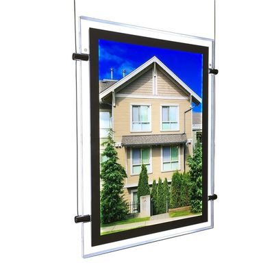 kupować Aluminiowy wyświetlacz nieruchomości Light Box Ramka podświetlona akrylowa Reklama Crystal Lightbox produkcja online