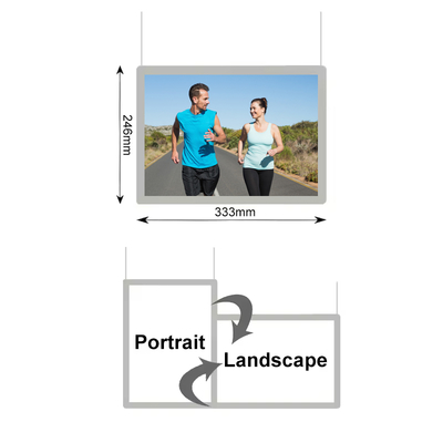 kupować Snap Frame Crystal Light Box Rozmiar A4 Crystal Window Display produkcja online