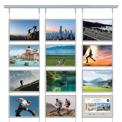 kupować 12V 24V Crystal Light Box LED Lighting Sign Board dla wyświetlaczy okiennych nieruchomości produkcja online