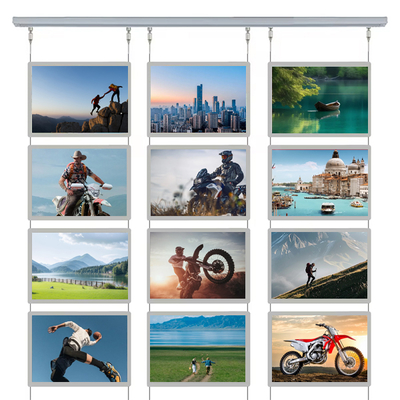 kupować A1 A4 Czarny papier reklamowy Lightbox Drukowanie Lightbox Display A4 Lightbox For Business produkcja online