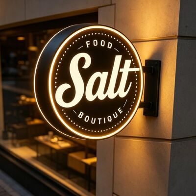 kupić Niestandardowe logo reklamowe Light Box Sign dla sklepu, kawiarni i restauracji produkcja online