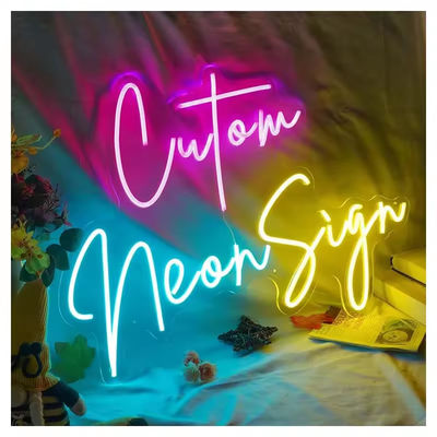 Różowy fioletowy biały romantyczny elastyczny wysokiej jasności neon logo znak LED