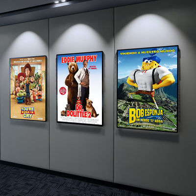 Film Plakat Light Box Aluminiowa ramka Ultra Cienkie Reklamy Komercyjne Light Box