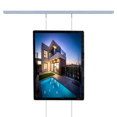 Aluminiowy wyświetlacz nieruchomości Light Box Ramka podświetlona akrylowa Reklama Crystal Lightbox