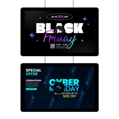 Wysokonapięciowe 24V jednostronne ekrany reklamowe cyfrowe od profesjonalnych, montowanych na ścianie lub zawieszanych