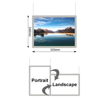 Aluminiowy Ultra Slim Crystal Light Box Snap Clip Reklamy Podświetlone Plakat Ramy Light Boxes